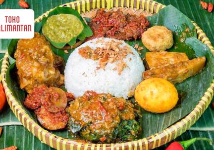 Rijsttafel voor afhaal of dine-in bij Toko Kalimantan