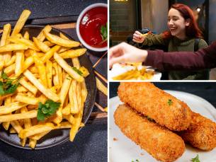 Friet + snack voor 2 bij Stadsfrieterie Roermond