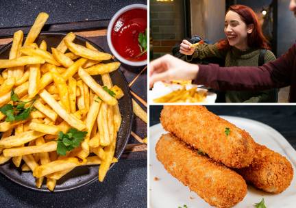 Friet + snack voor 2 bij Stadsfrieterie Roermond