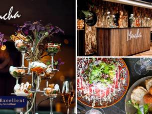 2-gangen keuzelunch of Mucha's Lunchboom bij Restaurant Mucha