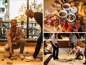 Huur jeu-de-boulesbaan (1 uur) + borrelplank Ã³f bucket met pils en bittergarnituur