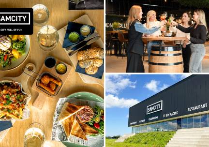 Lunch-, diner- of borrelplank om te delen bij Samcity