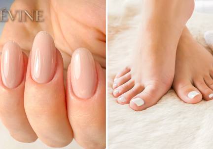 (Dry) Russian manicure- of pedicurebehandeling (45 min )+ evt. gellak of BIAB