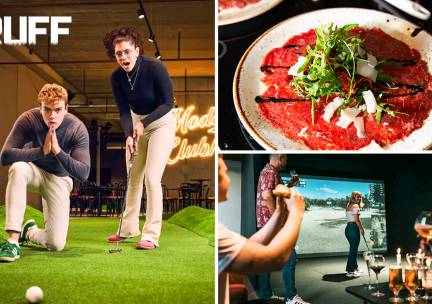 Golfen (1,5 uur) + 2-gangen keuzediner of -lunch