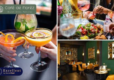 Borrelplank en/of drankjes naar keuze bij CafÃ© de FlorÃ¨z
