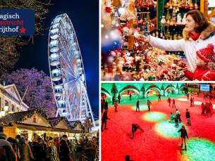Entree tot overdekte schaatsbaan bij Magisch Maastricht Vrijthof