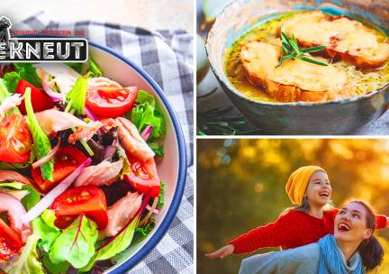 Wandel- of fietsarrangement incl. warme drank + gebak + lunch bij Restaurant De Kneut