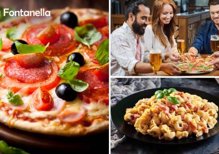 Italiaans 3-gangendiner (50+ keuzes) bij La Fontanella