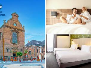 Overnachting voor 2 + ontbijt + late check-out + welkomstdrankje in Waver
