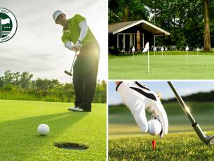 9 of 18 holes short golf