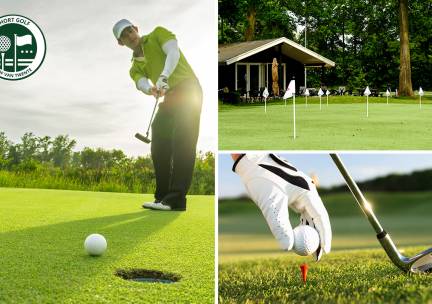 9 of 18 holes short golf
