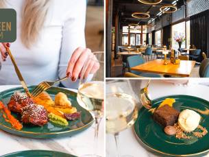 3-gangendiner Ã  la carte + amuse bij The Green Room