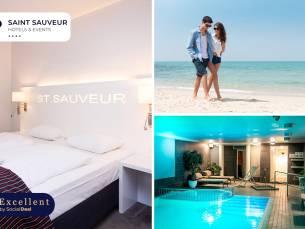 Overnachting voor 2 + ontbijt in hartje Blankenberge