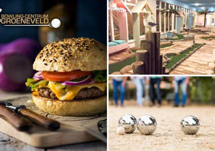 Minigolf + jeu de boules + hoofdgerecht naar keuze bij Bowlingcentrum Groeneveld