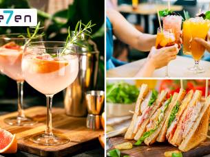 2 cocktails + gerecht naar keuze bij Se7en Utrecht