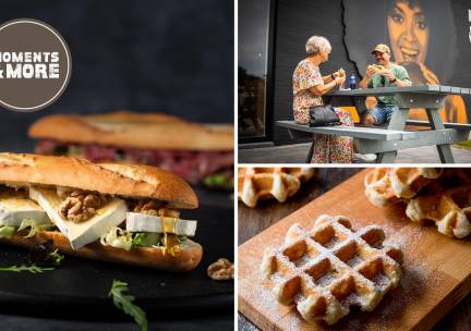 Broodje + wafel + frisdrank