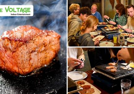 Steengrillen bij De Voltage Indoor Entertainment