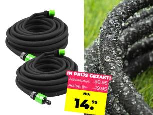 Kinzo 15 Meter Druppelslang Voor In De Tuin - Vandaag 1+1 GRATIS! ...