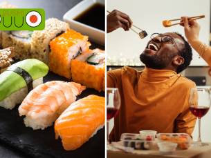 Sushibox (22, 40 of 60 stuks) om af te halen bij OuuO Sushi in De Pijp