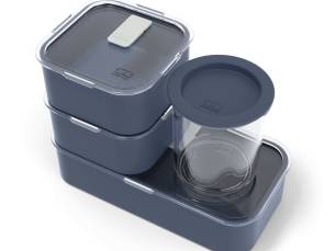Zero Waste-Set - Aufbewahren blau Natural