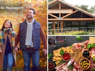 Wandelarrangement met warme drank en gebak + charcuterieplank