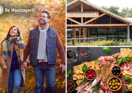 Wandelarrangement met warme drank en gebak + charcuterieplank