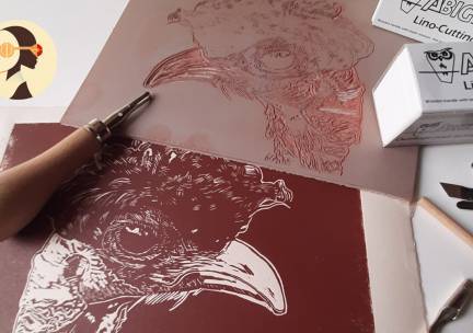 Workshop linosnede (2 tot 3 uur) + koffie/thee en lekkers