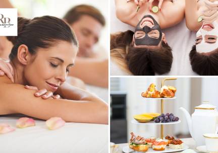 High tea (2 uur) + duo-gezichtsbehandeling (25 min)