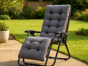 Feel Furniture Verstelbare Ligstoel met Kussen