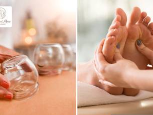 Cuppingmassage (30 min) + evt. voetmassage (15 min)