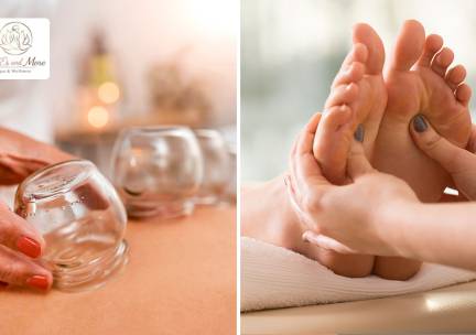 Cuppingmassage (30 min) + evt. voetmassage (15 min)