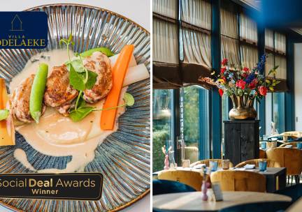 6-gangendiner van de chef inclusief amuse bij Villa Bodelaeke