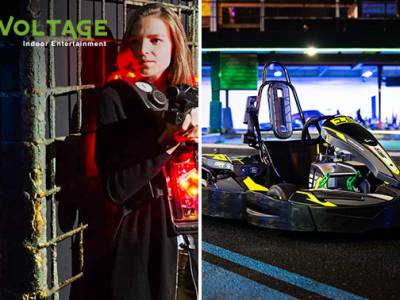 2 heats karten + lasergamen bij De Voltage