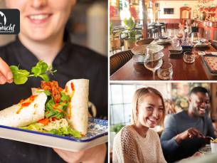 2-gangen keuzelunch bij De Gracht Eten, Drinken & Feesten