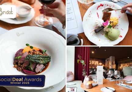 5-gangendiner van de chef of belevingsarrangement bij Bridot