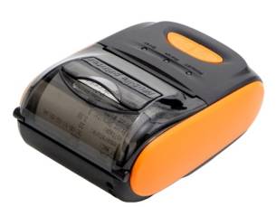 Empfangsdrucker Tragbarer 58mm mobiler Thermodrucker Wireless BT Mini Bill druck Kompatibel mit Android iOS Windows mit 1pcs Thermopapierrollen