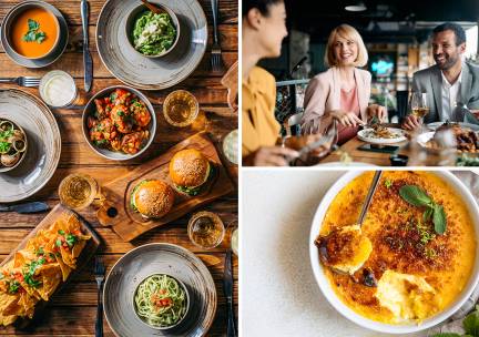 4-gangen shared dining-diner