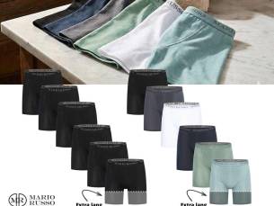 6-Pack Mario Russo Boxers Met Extra Lange Pijpen - Meer Comfort En Blijft B ...