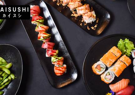Sushibox (22, 44 of 60 stuks) voor afhaal bij KAI Sushi
