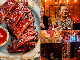 Onbeperkt spareribs + groenten + knoflooksaus