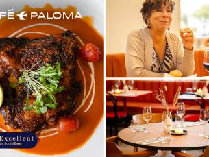 2- of 3-gangendiner Ã  la carte bij CafÃ© Paloma