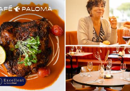 2- of 3-gangendiner Ã  la carte bij CafÃ© Paloma