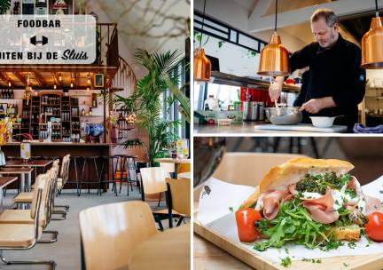 2-gangen keuzelunch bij Buiten bij de Sluis