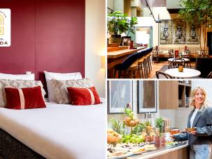 Overnachting(en) voor 2 + ontbijt + late check-out in hartje Gouda