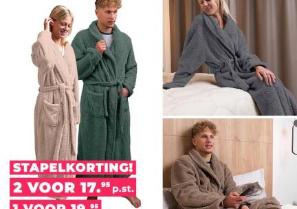 Teddy Badjas Voor Mannen En Vrouwen - Ultiem Zacht En Warm! ...