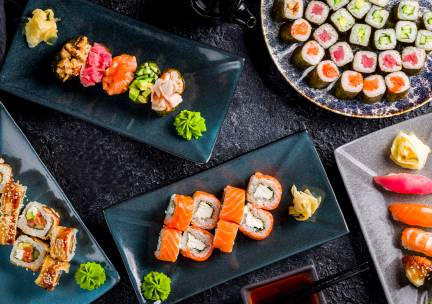 Sushi Mix Plate (20 of 50 stuks)