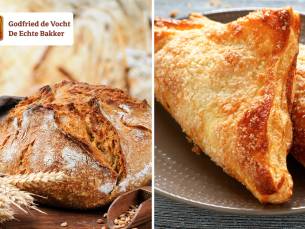 Brood naar keuze + 4 appelflappen voor afhaal bij Godfried de Vocht De Echte Bakker