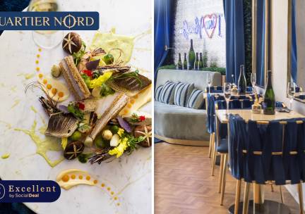 5-gangendiner van de chef + amuse bij Quartier Nord