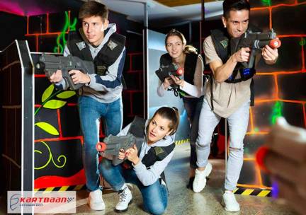 Lasergamen bij Kartbaan Leeuwarden