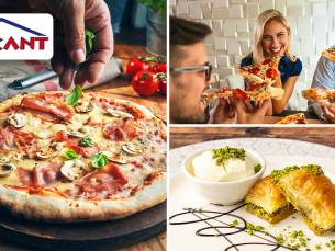 2-gangen pizzadiner voor dine-in in Eindhoven